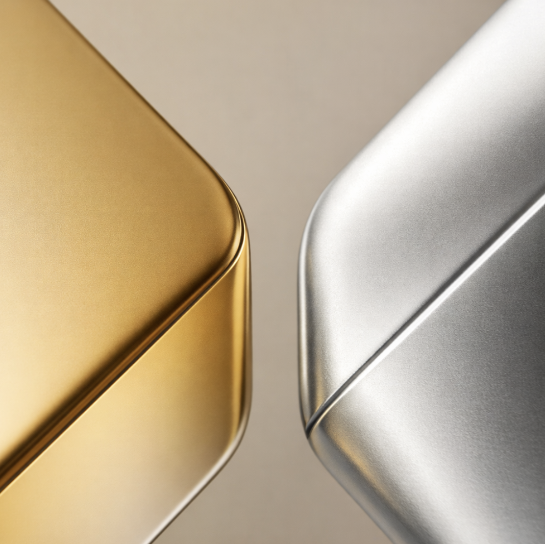 Lingots d'or et d'argent