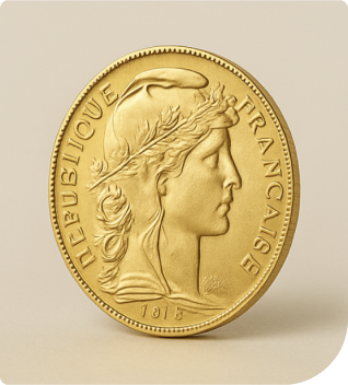 Pièce d'or Marianne Coq 20 francs