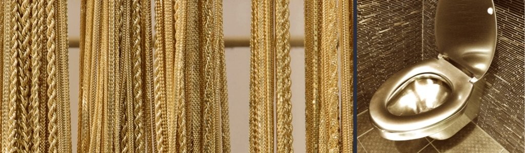 Quels sont les objets les plus insolites fabriqués en or ?